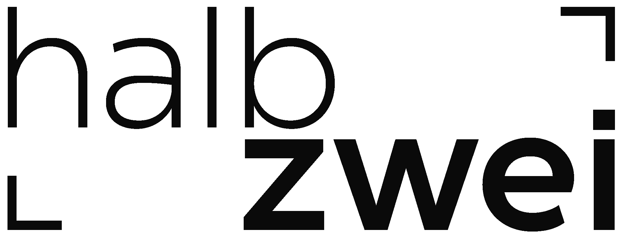 halbzwei - logo - Filmemacher und Videografen aus Stuttgart für Hochzeit und private Anlässe