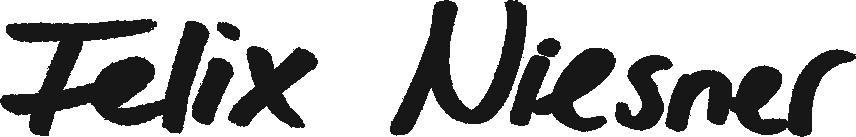 Handschriftliche Signaturen von Felix Niesner – persönliche Note für authentische Hochzeitsvideos